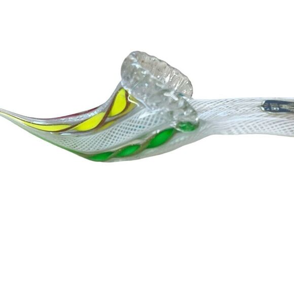 Golden Crown E & R Italy Venetian Glass Shoe Colorful Table Home Decor 1.5" - Picture 7 of 11